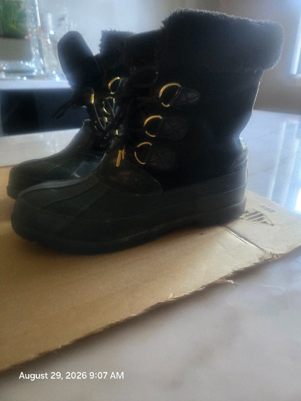 Womens Totes Insulated 10 Rain Snow Leather Waterproof Steel Shenk Boots Snowboo